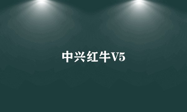 中兴红牛V5