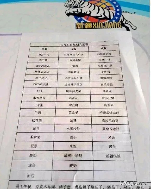 广东男篮随队记者关辛,晒出了球队在圣诞之夜的晚餐,杜锋看着录像喝鸭汤,你怎么看?