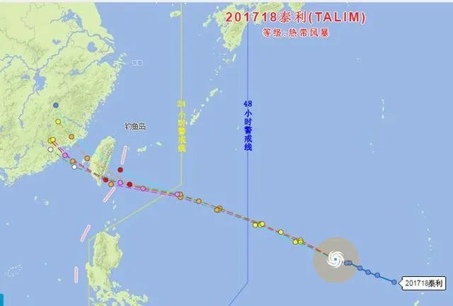 台风泰利最大可能去哪里?