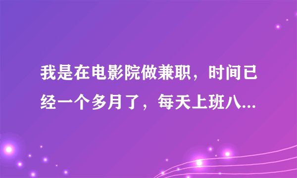 我是在电影院做兼职,时间已经一个多月了,每天上班八小时左右,我可以要求工作单位给我签订合同么