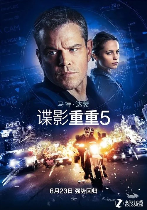 马特达蒙回归 《谍影重重5》国内将上映