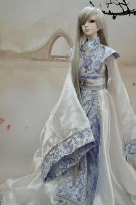 古装男SD娃娃图片