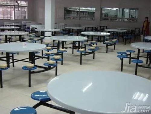食堂餐桌椅怎么样 食堂餐桌椅尺寸介绍