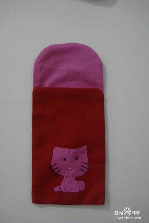 手缝kitty猫手机套