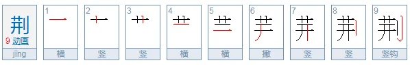 荆这个字怎么读，荆怎么念，荆怎么拼音，荆怎么组词