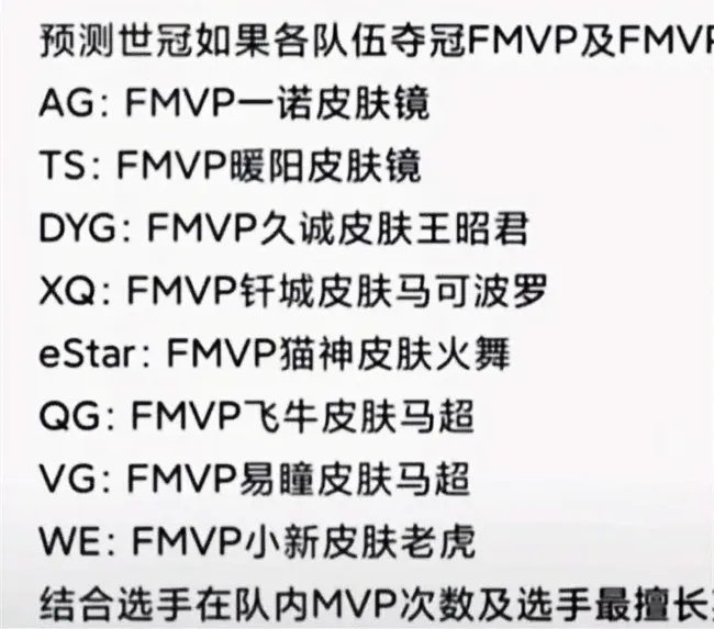王者fmvp是什么意思？