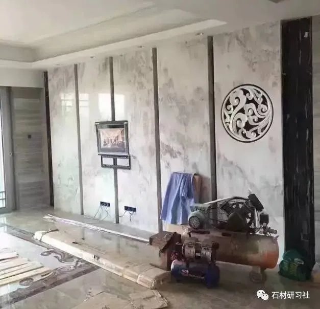 山水画大理石背景如何搭配设计？看案例